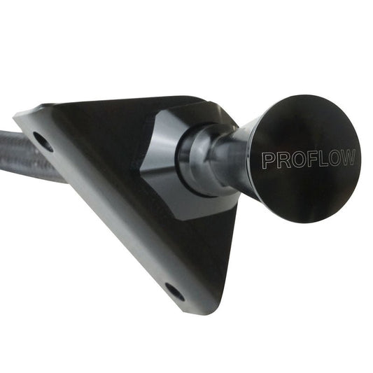 PFE - XTD - 3400TM Proflow Transmission Dipstick, Braided Stainless Black , Billet Handle, Transmission Mount, TH400, EachSS Racetech Rods & CustomsENGINE ACCESSORIES
