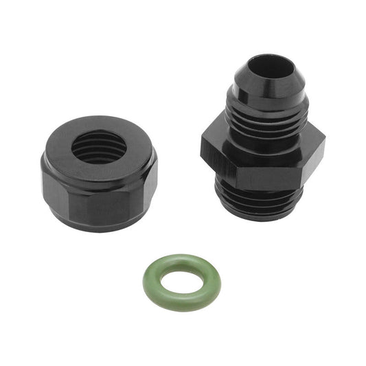 PFE631 - 06 - 06 Proflow Barb End Adaptor, Suit 3/8'' Barb to AN6 Male, Black, EachSS Racetech Rods & CustomsSPEEDFLOW FITTINGS