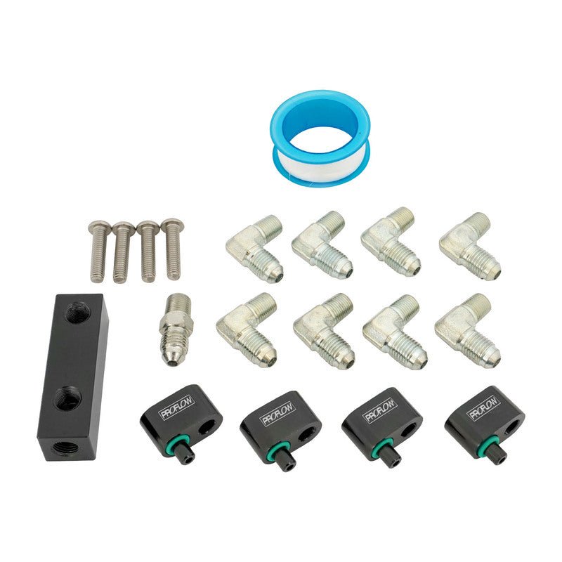 PFE662 - LSKIT Proflow Engine Steam Line Vent Kit, Holden Commodore LS1/LS2/LS3, 4 Port, Stainless Steel Hardlines, KitSS Racetech Rods & CustomsENGINE ACCESSORIES