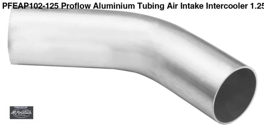 PFEAP102-125 Proflow Aluminium Tubing Air Intake, Intercooler 1.25in. 45 Degree Elbow - SS Racetech Rods & Customs