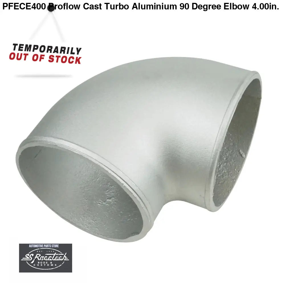 PFECE400 Proflow Cast Turbo Aluminium 90 Degree Elbow 4.00in. FORCED INDUCTION