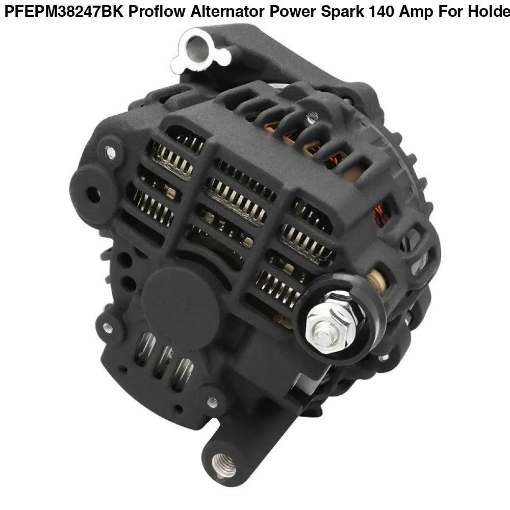 PFEPM38247BK Proflow Alternator Power Spark 140 Amp For Holden Commodore LS VT VX VY Internal Regulator Black
