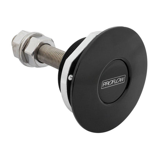 PFEQL21BK Proflow Quick Release Pro Latch 60mm Fastener, Billet Aluminium, Black, Kit - SS Racetech Rods & Customs