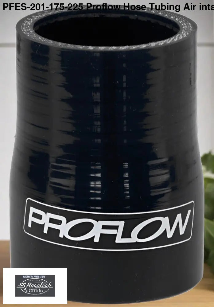 PFES-201-175-225 Proflow Hose Tubing Air intake Silicone Reducer 1.75in. - 2.25in. Straight Black SILICONE HOSE & BENDS