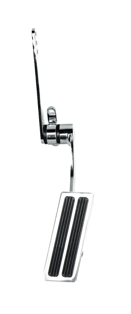Polished billet aluminium firewall mount accelerator pedal -LK-011 - SS Racetech Rods & Customs