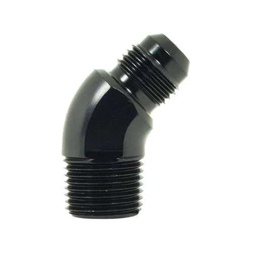 823-06-06-BLK -6 to 3/8_ NPT 45 degree - SS Racetech Rods & Customs