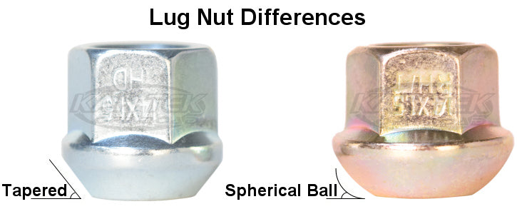 KTK5818LNB Kartek Off-Road 5/8"-18 Black Open End Lug Nut Uses 1" Socket Wrench Has 45 Degree Taper - EACH - SS Racetech Rods & Customs