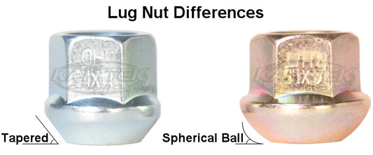 KTK5818LNB Kartek Off-Road 5/8"-18 Black Open End Lug Nut Uses 1" Socket Wrench Has 45 Degree Taper - EACH - SS Racetech Rods & Customs