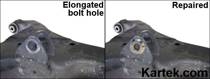 KTK3/4FWW Flat Weld Washer With 3/4" Bolt Hole For Repairing An Ovaled Bolt Hole Or Reinforcing Plate - SS Racetech Rods & Customs