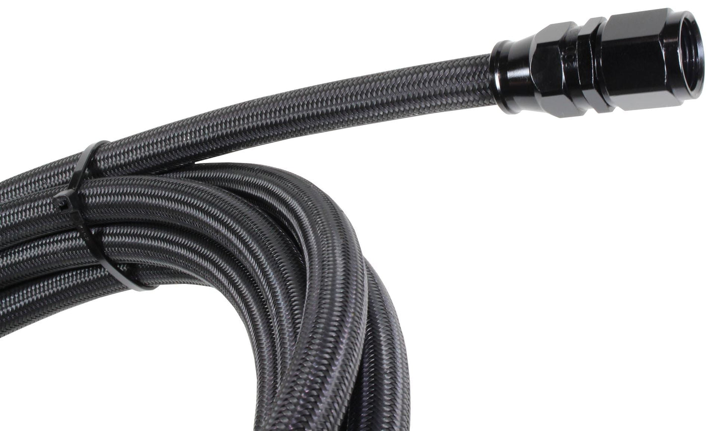 Blackened Teflon hose -8 per meter (SFT200-08-BLK) - SS Racetech Rods & Customs