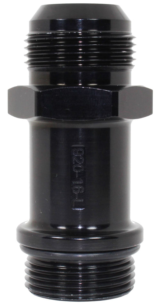 920-12-L-BLK -12 male to -12 o-ring port long