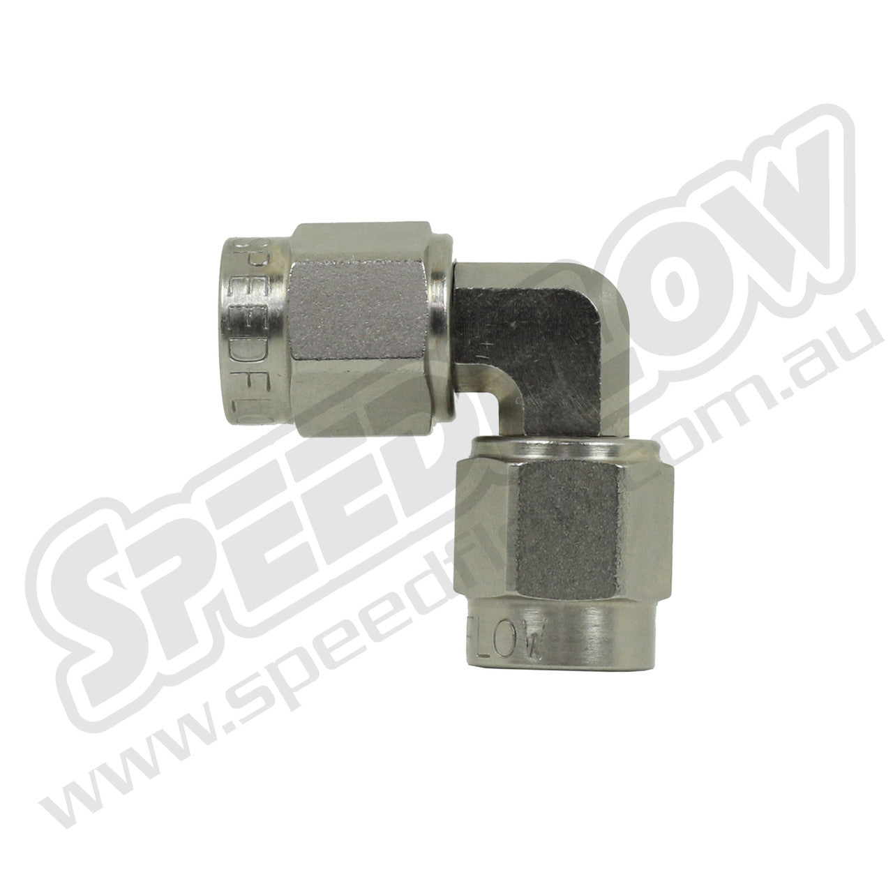 133-04-S -4 female union 90 degree - steel - SS Racetech Rods & Customs