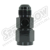 140-06-BLK -6 female to male 1/8" NPT port - SS Racetech Rods & Customs