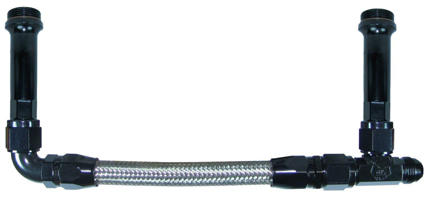 162-08-T-BLK dominator carb kit - teflon hose blk