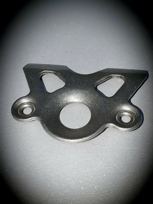 MSPMS946 Dimpled Lightweight Quarter Turn Panel Fastener Tab For #6 Buttons And Springs With Broke Edge - EACH - SS Racetech Rods & Customs