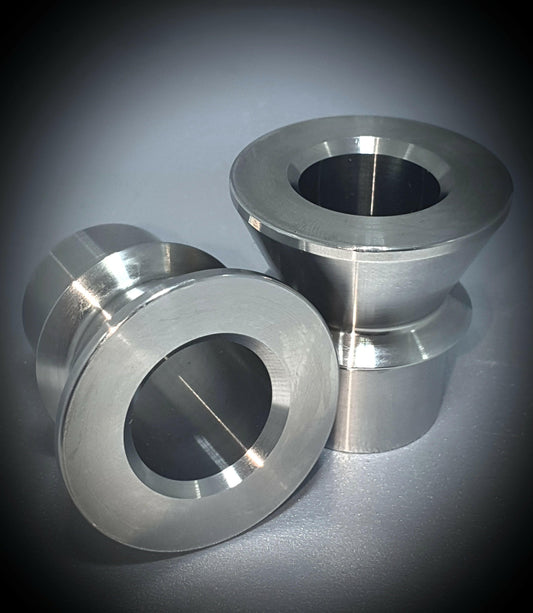 KTKHMA10034ES 17-4 Stainless Steel Misalignment Spacer For 1" Heim Or Uniball For 3/4" Bolt 3" Stack Height -(PAIR) - SS Racetech Rods & Customs