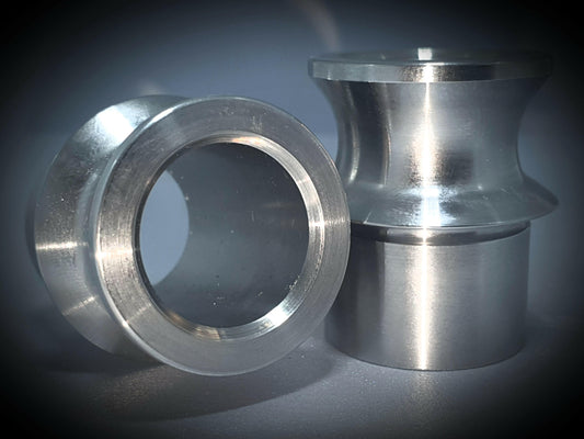 KTKHMA10034NOR 17-4 Stainless Steel Hourglass Misalignment Spacer For 1" Heim Or Uniball For 3/4" Bolt 2-3/4" Stack (PAIR) - SS Racetech Rods & Customs