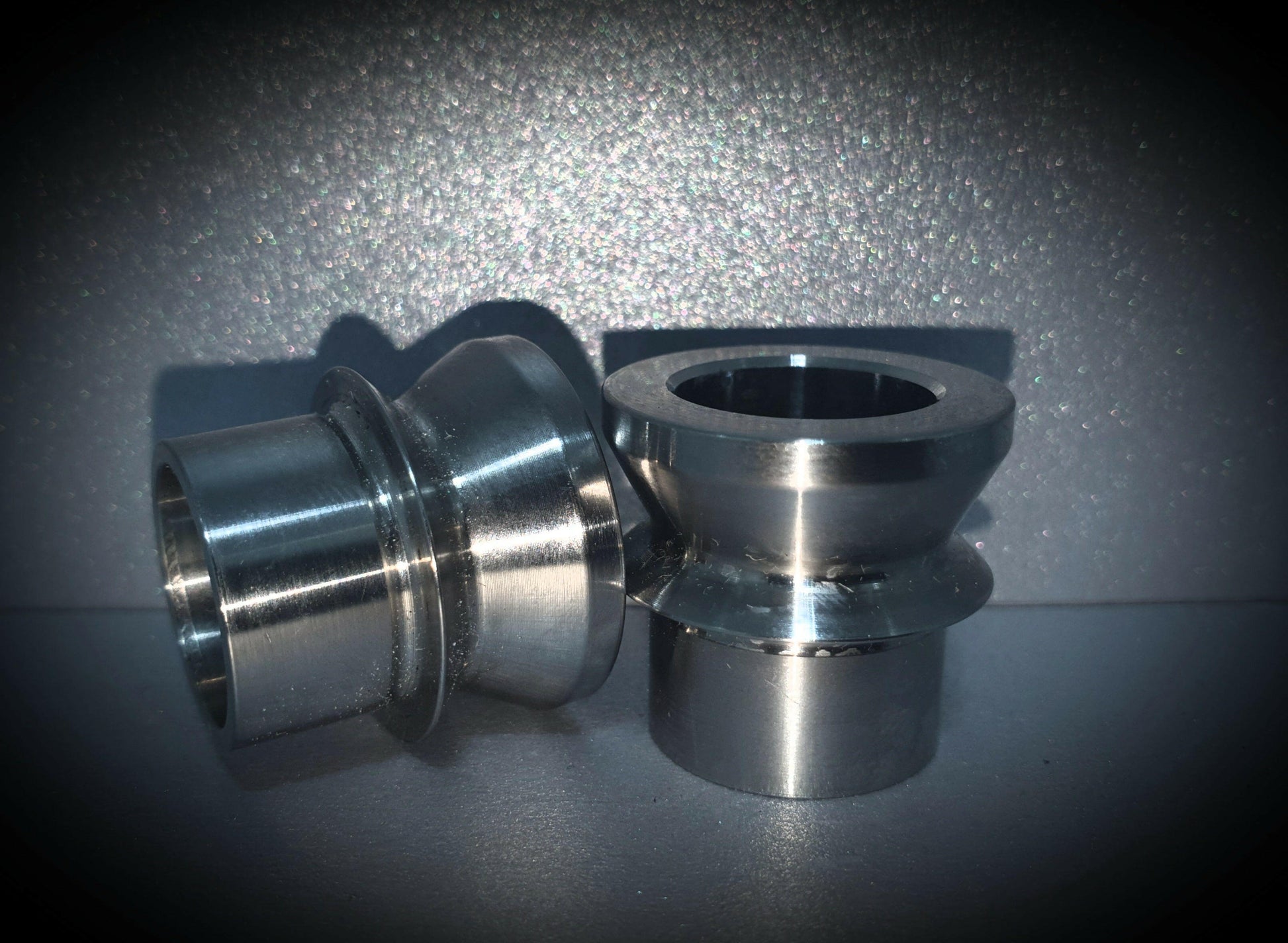 KTKHMA3458 17-4 Stainless Steel Misalignment Spacer For 3/4" Heim Or Uniball For 5/8" Bolt 1-13/16" Stack Ht - (PAIR) - SS Racetech Rods & Customs