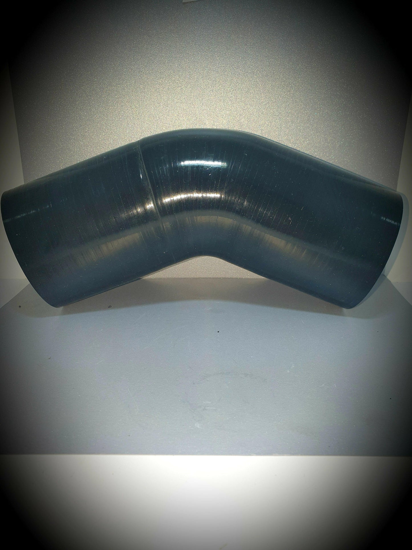 SILICONE BEND 45 DEGREE 3.0" X 3.0" BLK - SS Racetech Rods & Customs
