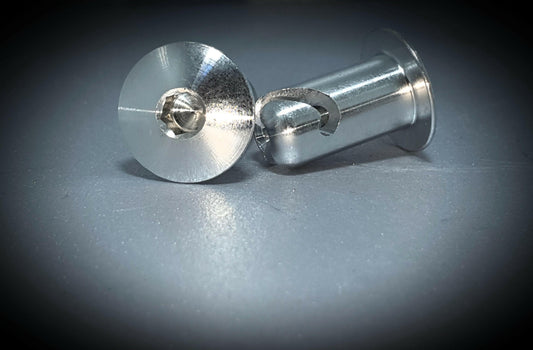 FBRFB55DA aluminum dome head allen button 5 pack - SS Racetech Rods & Customs