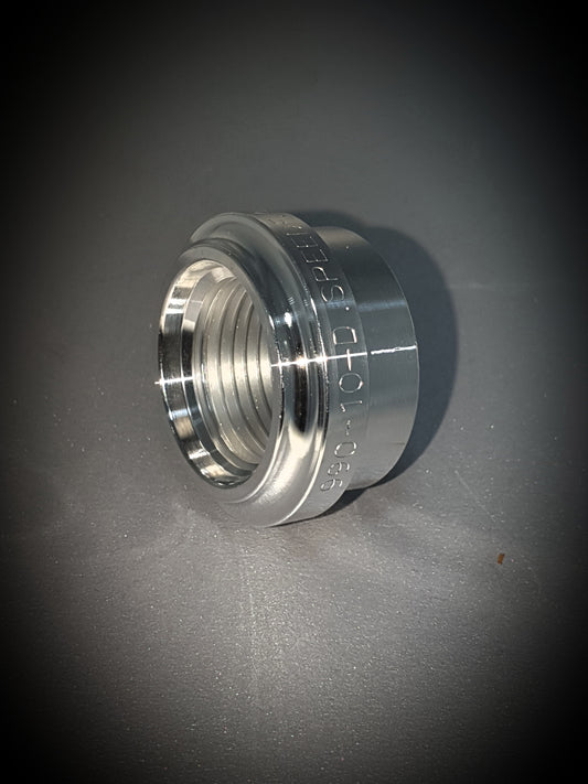 990-10-D -10 female port weld bung - aluminium - SS Racetech Rods & Customs