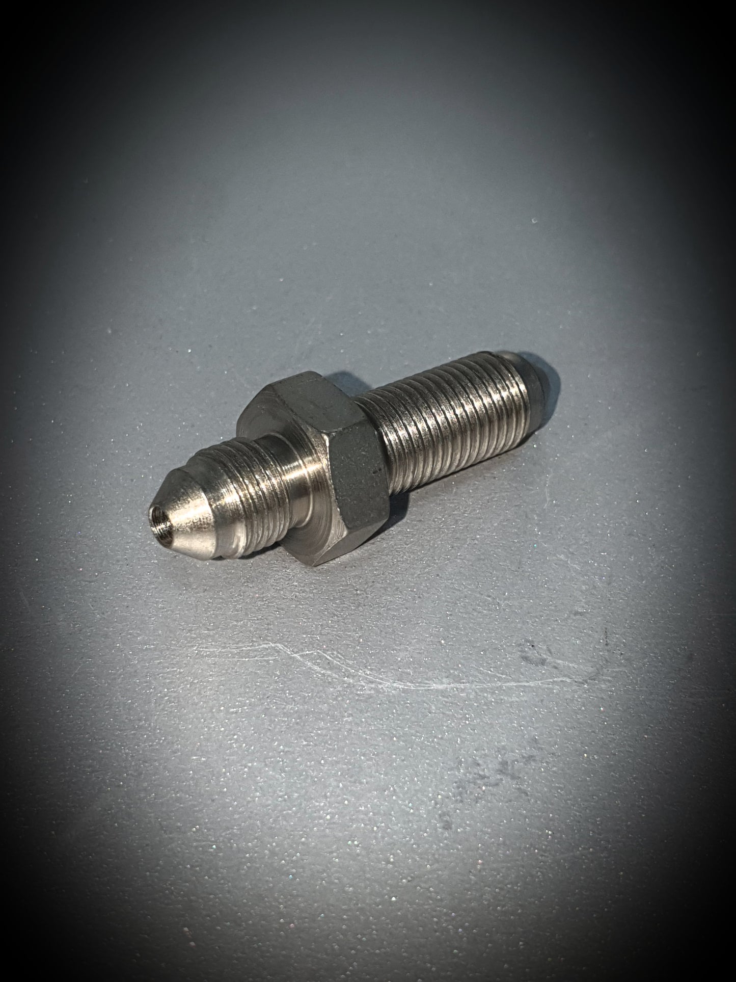 320-03 -3 flare bulkhead - steel - SS Racetech Rods & Customs