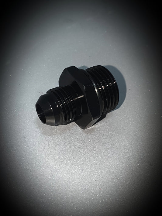 920-06-08-BLK -6 male to -8 o-ring port - SS Racetech Rods & Customs