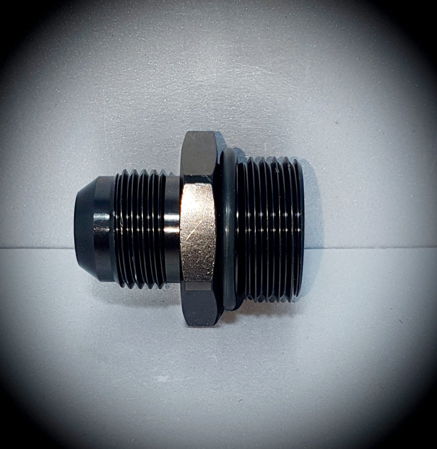 920-10-12-BLK -10 male to -12 o-ring port - SS Racetech Rods & Customs