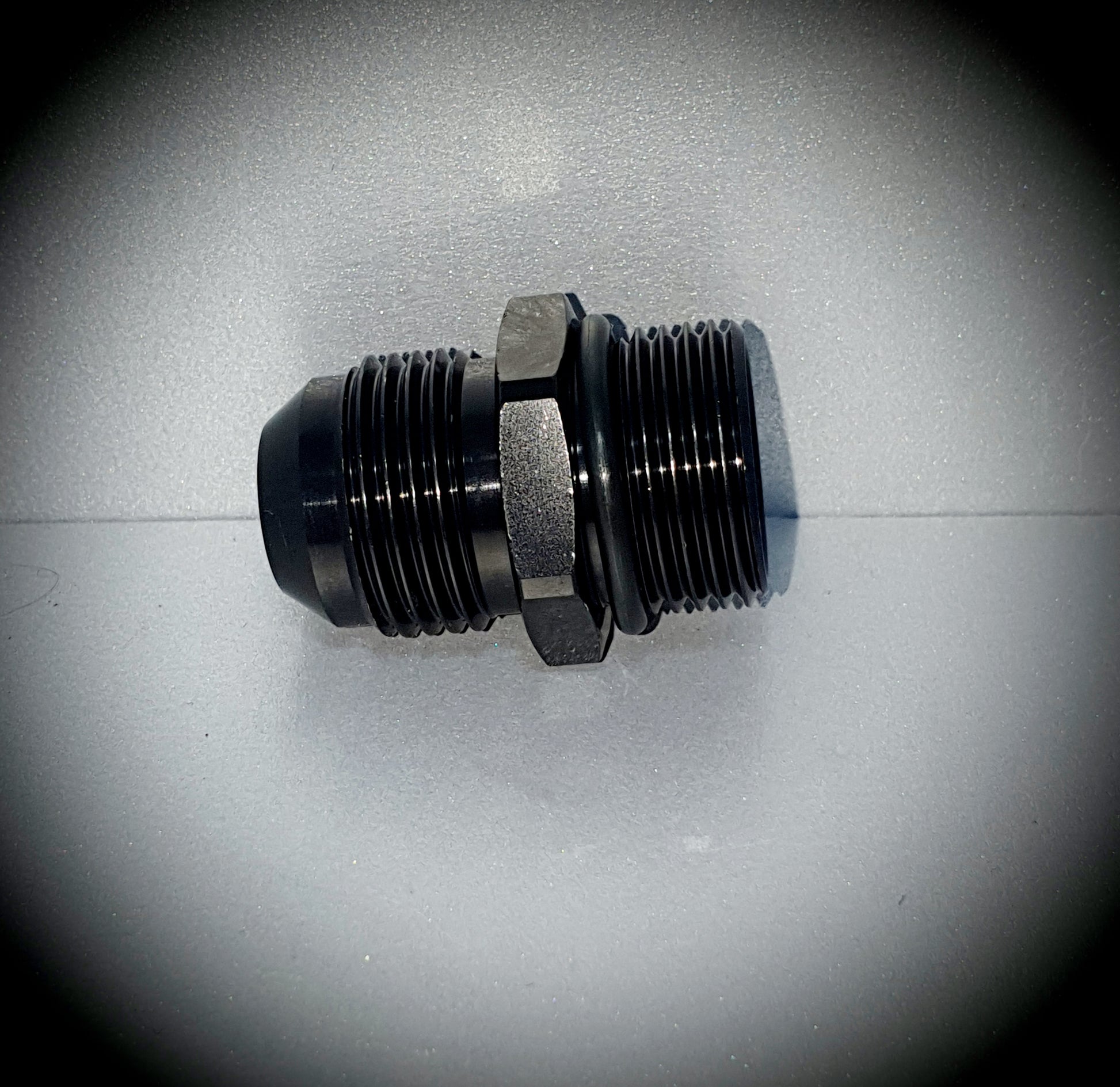 920-10-BLK -10 male to -10 o-ring port - SS Racetech Rods & Customs