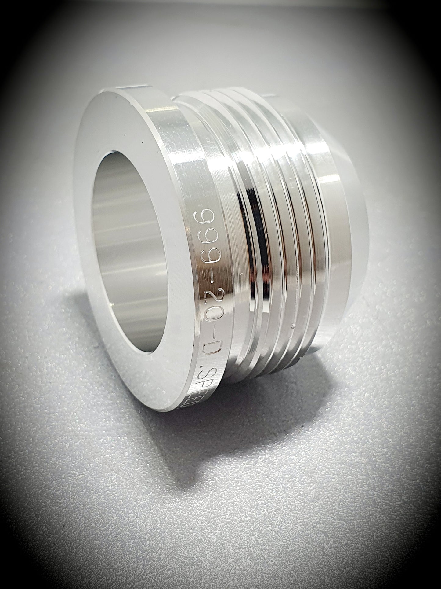 999-20-D -20 male weld bung - aluminum