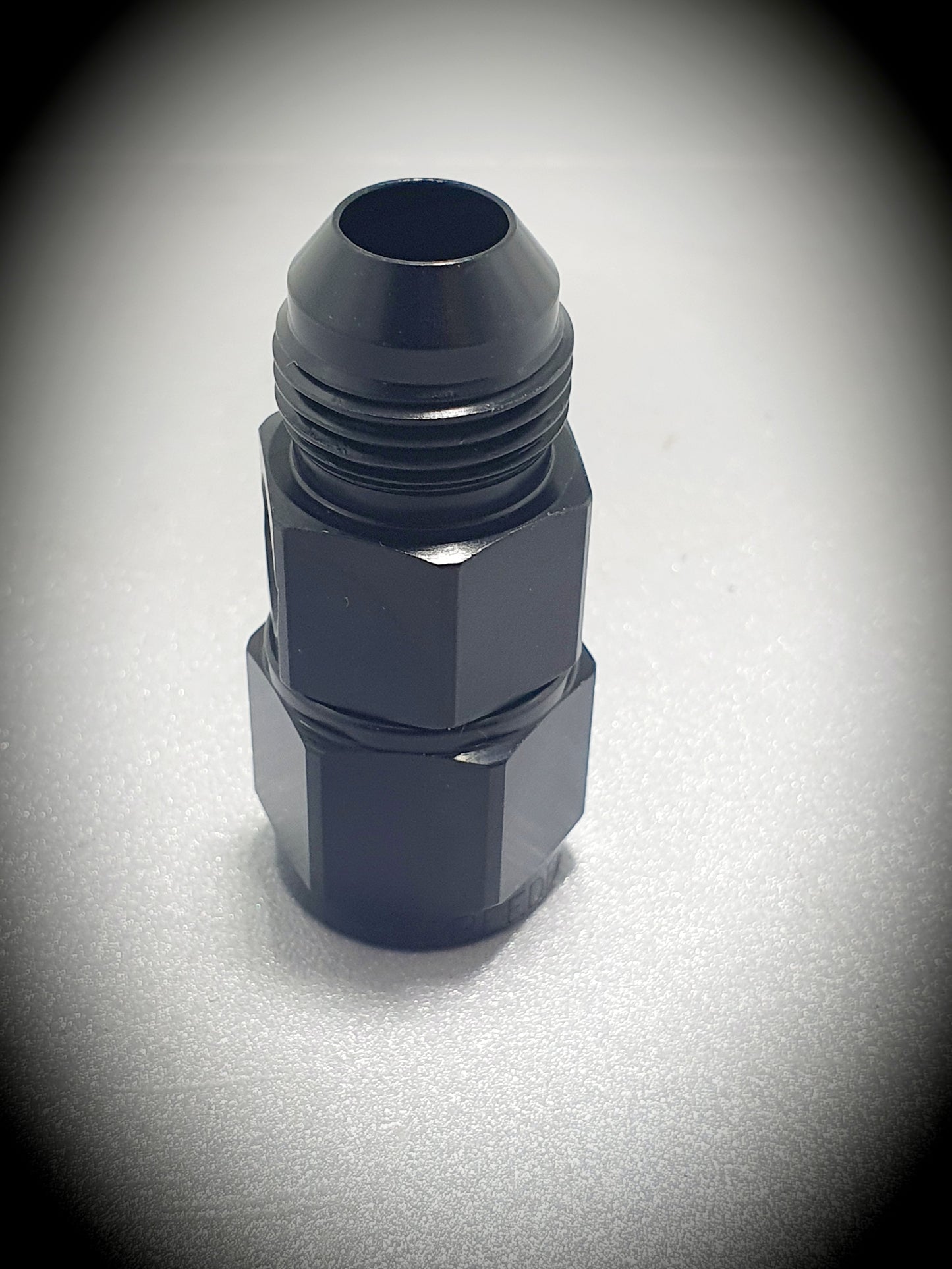 140-08-BLK -8 female to male 1/8" NPT port - SS Racetech Rods & Customs