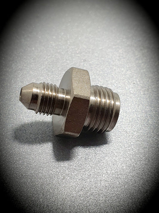 343-03-03 -3 male to 9/16" -18 male inv - SS Racetech Rods & Customs