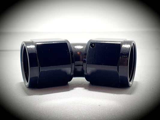 132-10-BLK -10 female union 45 degree - SS Racetech Rods & Customs