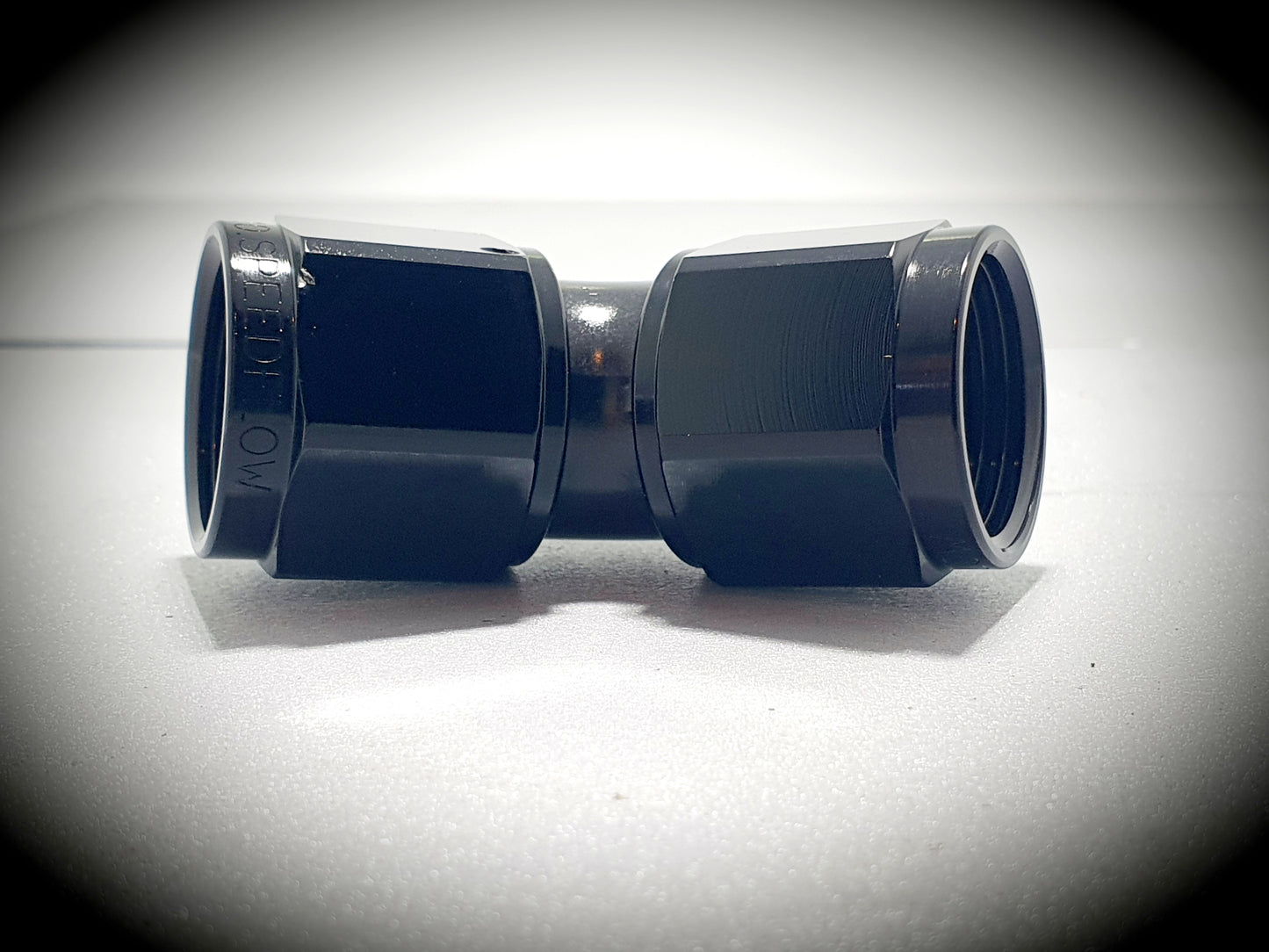 142-10-BLK -10 female to male 45 degree - SS Racetech Rods & Customs