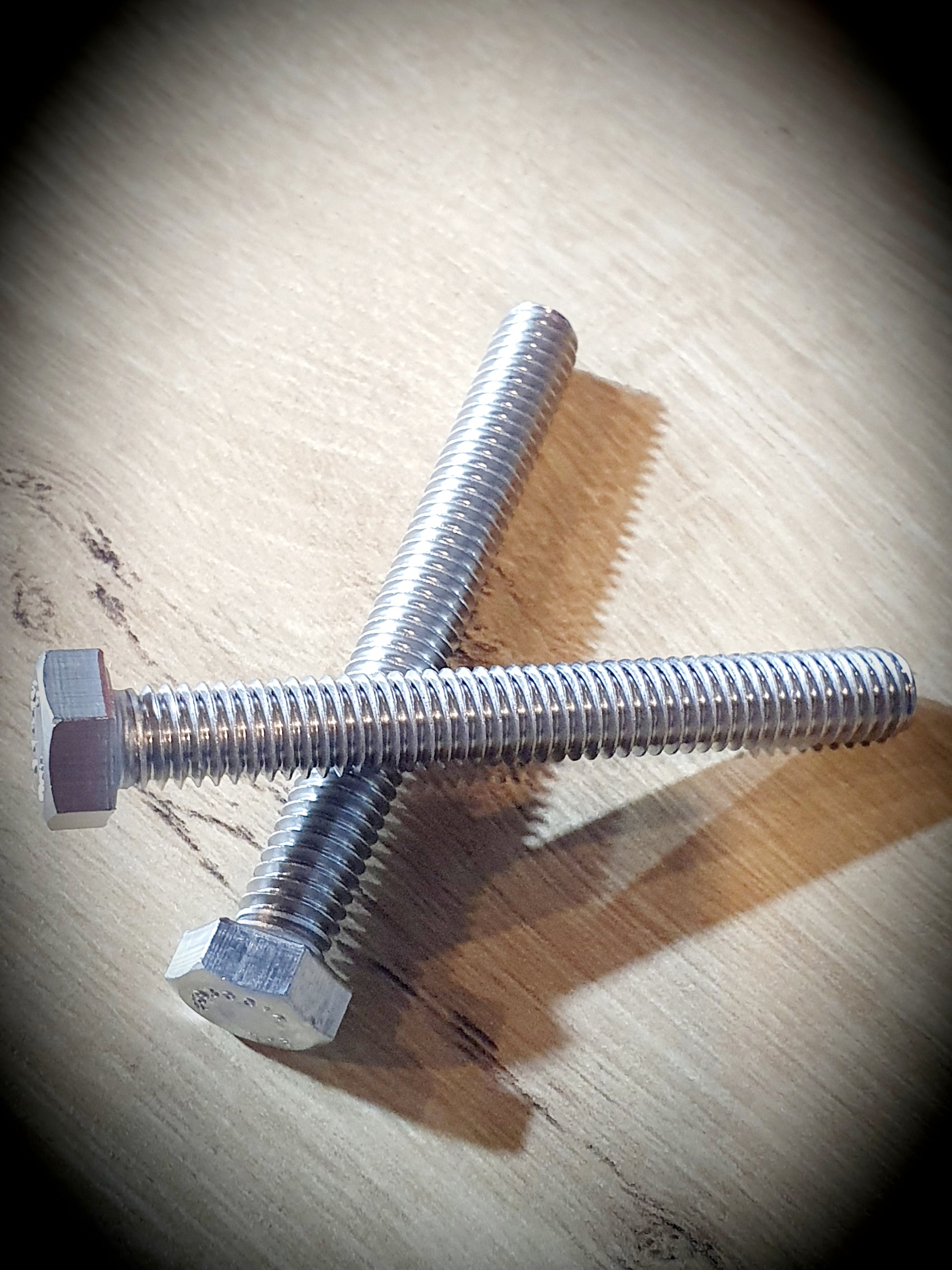 UNC 316 stainless hex bolt 3/8" X 3" - SS Racetech Rods & Customs