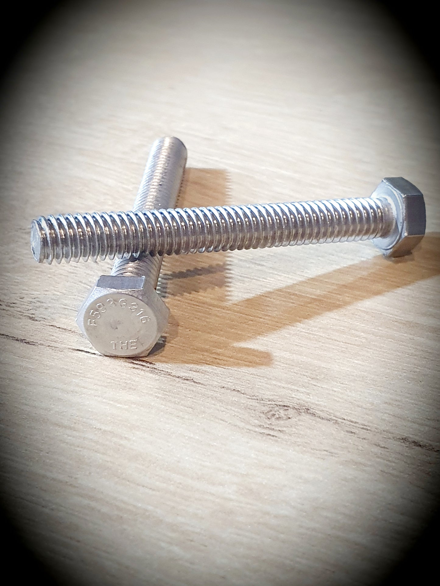 UNC 316 stainless hex bolt 5/16" X 2 1/2"