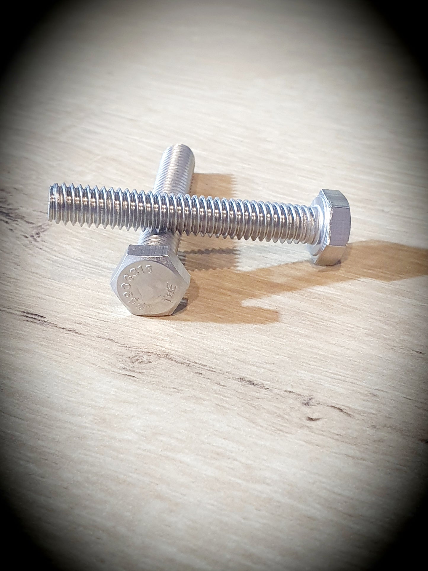 UNC 316 stainless hex bolt 5/16" X 2"