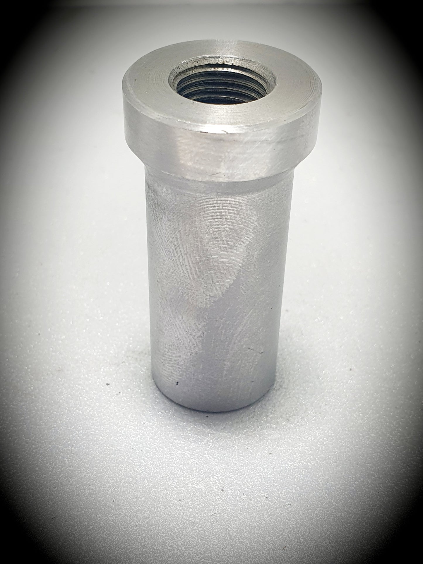 KTK500TBRR095 Step Race Round Bungs Right Hand Thread For 1/2" Heim Joint For 1" Diameter 0.095" Wall Tube - SS Racetech Rods & Customs