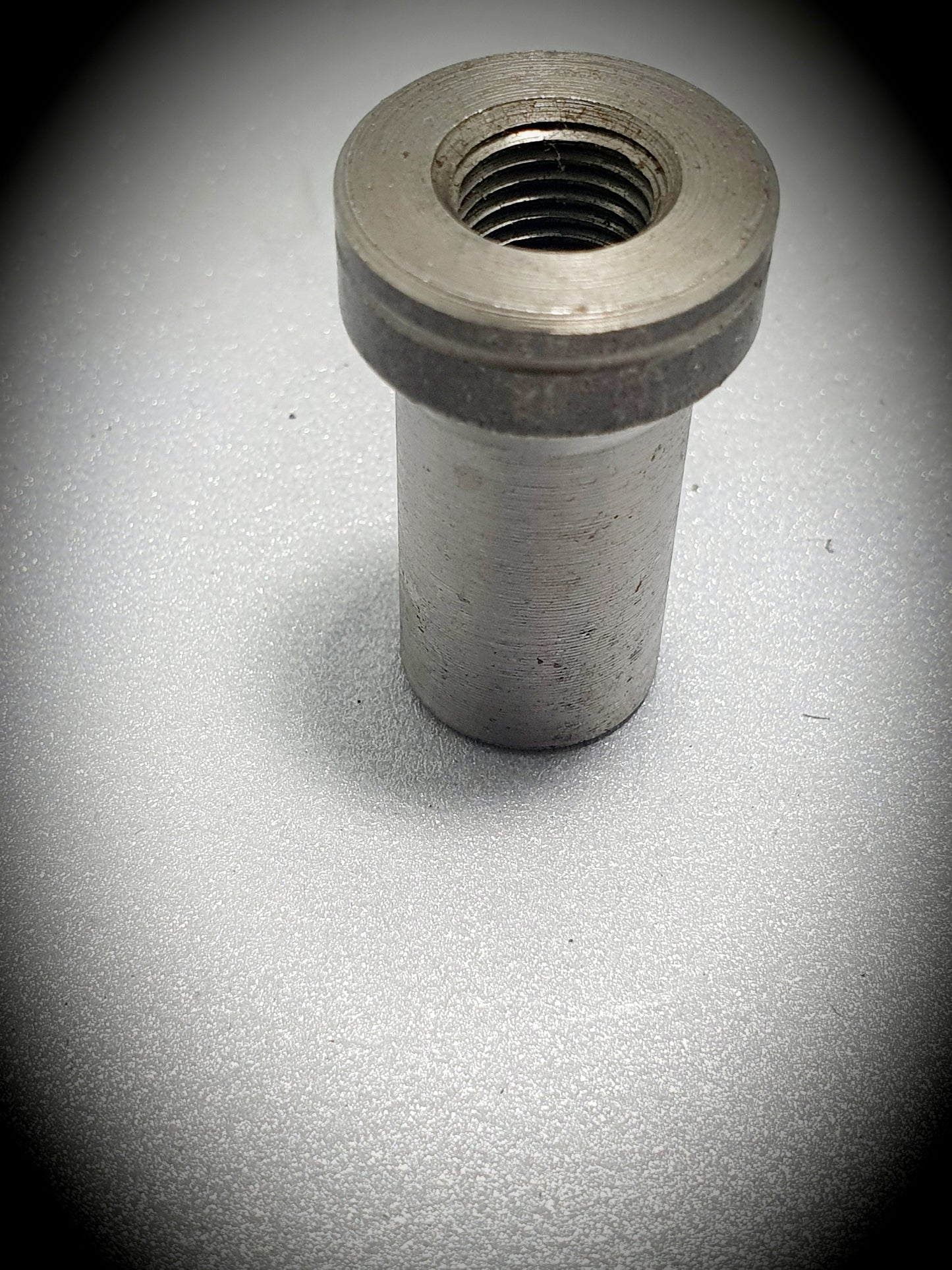 KTK375TBRL750 Step Race Round Bungs Left Hand Thread For 3/8" Heim Joint - SS Racetech Rods & Customs