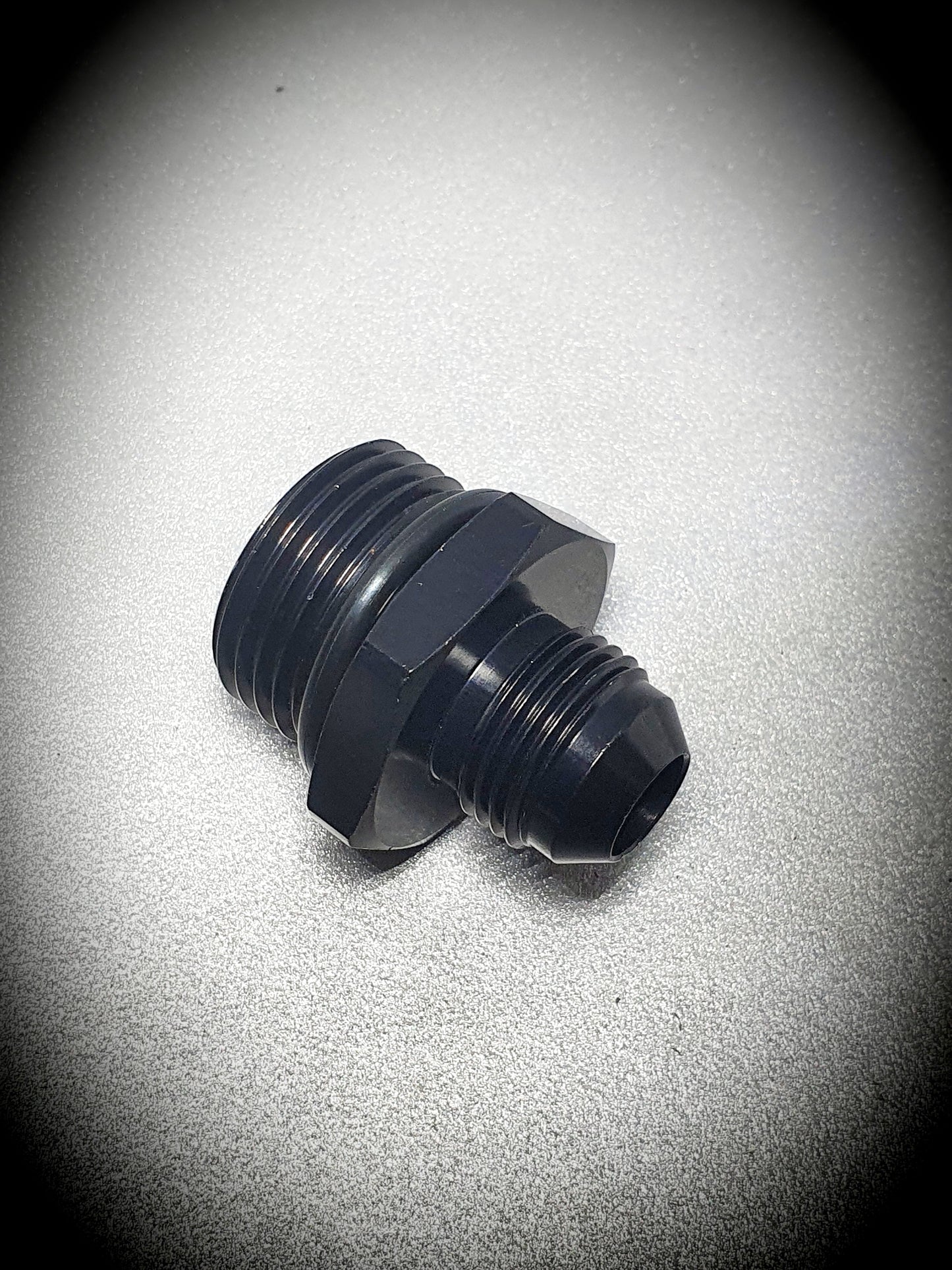 920-08-12-BLK -8 male to -12 o-ring port - SS Racetech Rods & Customs