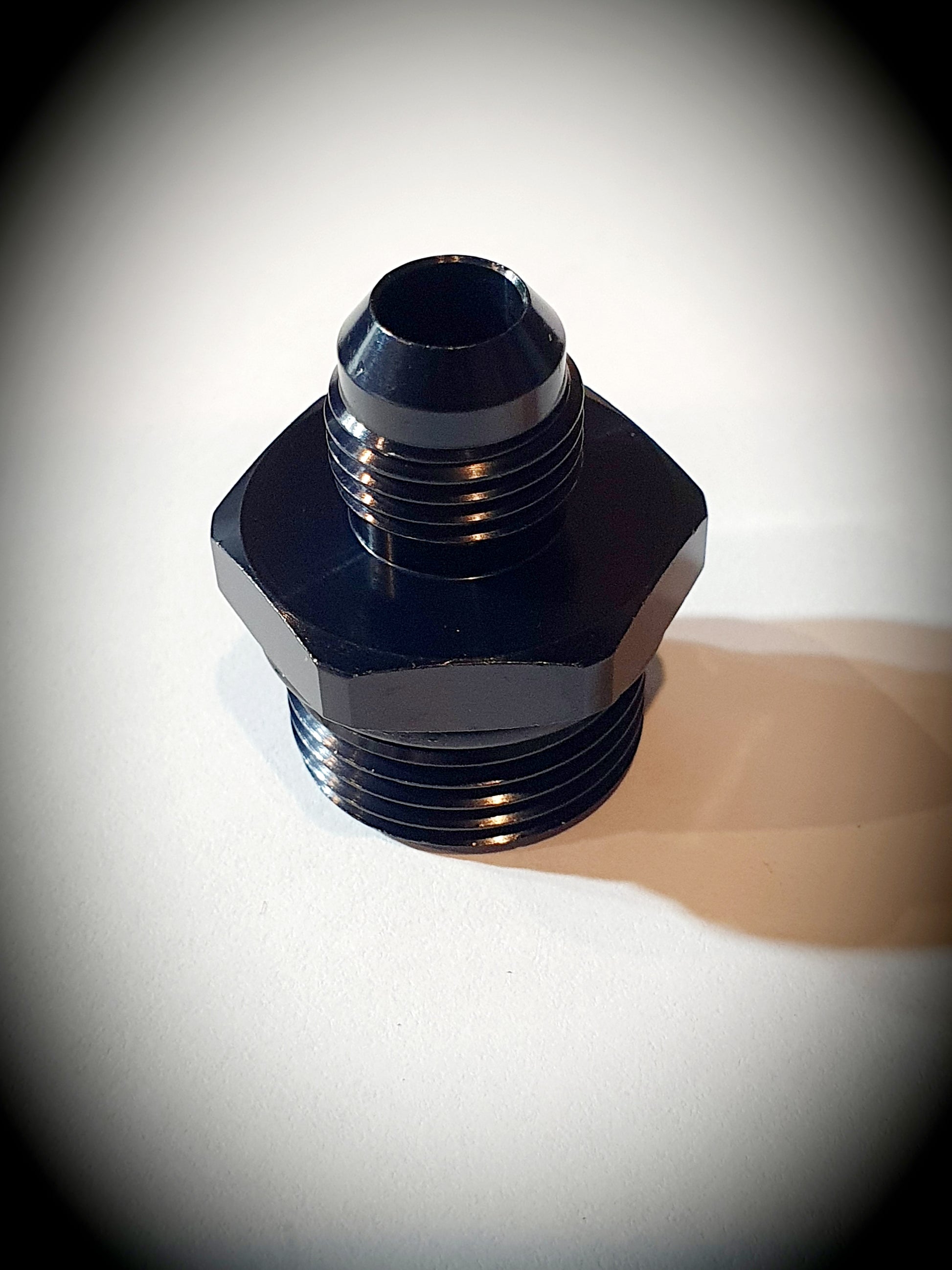 920-06-10-BLK -6 male to -10 o-ring port - SS Racetech Rods & Customs