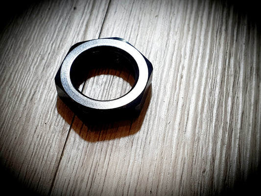 924-08-BLK - 8 bulkhead nut - SS Racetech Rods & Customs