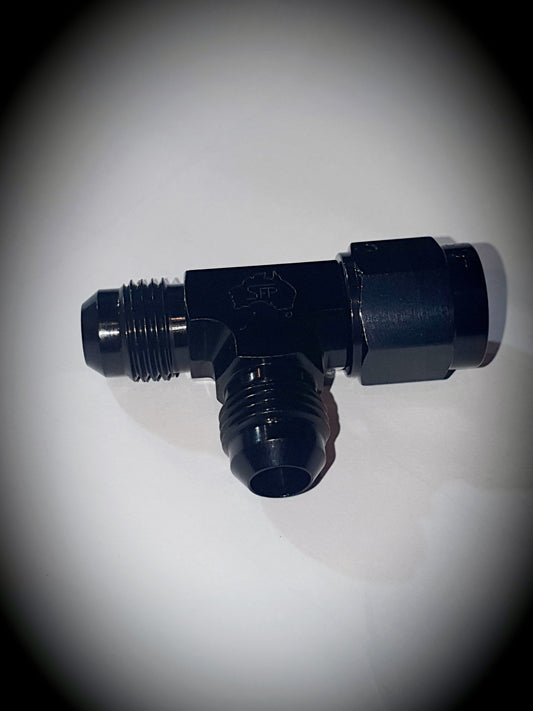 145-06-BLK -6 tee swivel on run - SS Racetech Rods & Customs