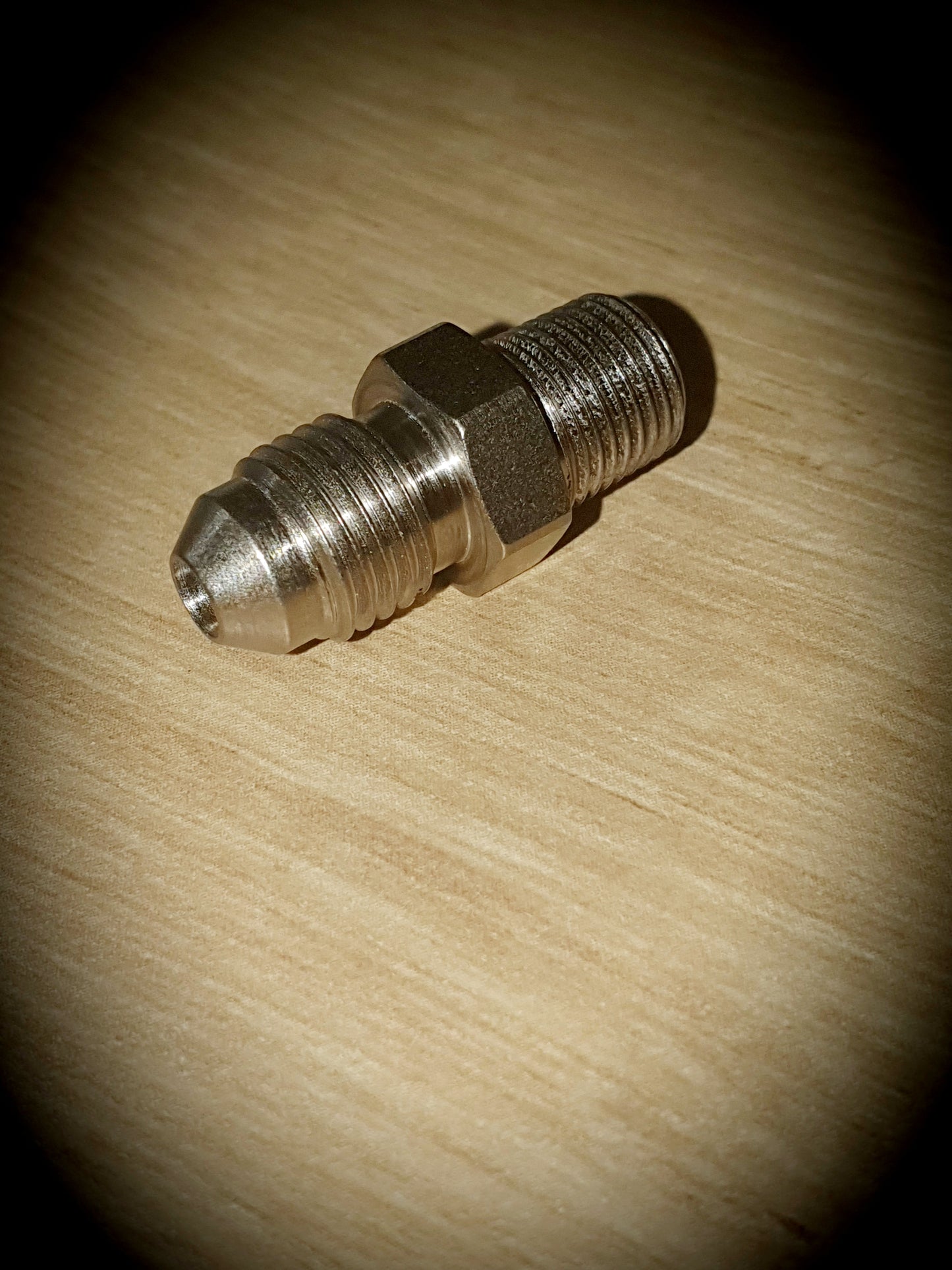 380-04 -4 male to 1/8 NPT male - SS Racetech Rods & Customs