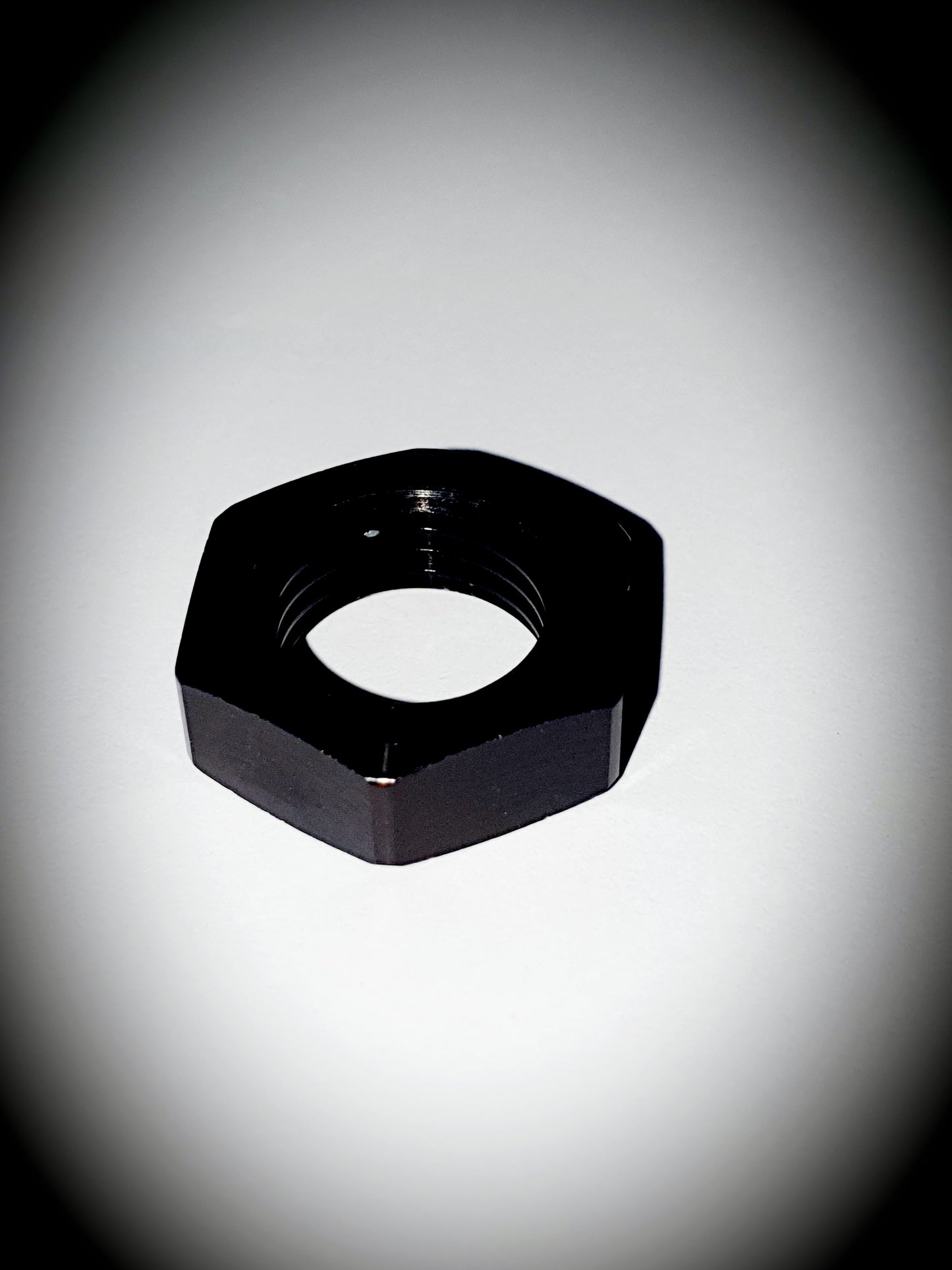 924-06-BLK -6 bulkhead nut - SS Racetech Rods & Customs