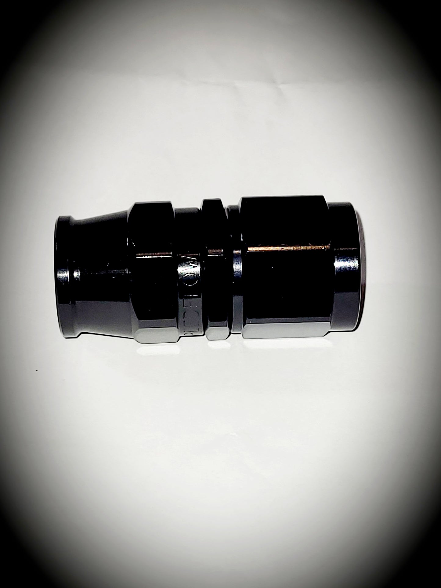 201-08-BLK -8 straight hose end - SS Racetech Rods & Customs