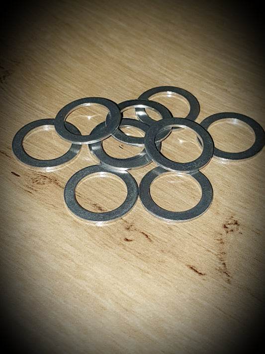 AF171-14 - Aeroflow metric aluminium washers 14MM ID X 20MM OD - each - SS Racetech Rods & Customs