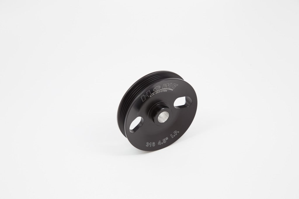 HOWE POWER STEERING PULLEY 4-1/2" - SS Racetech Rods & Customs