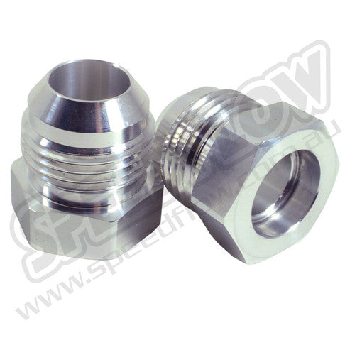 999-06-DH -6 Male weld bung Hex - Aluminium