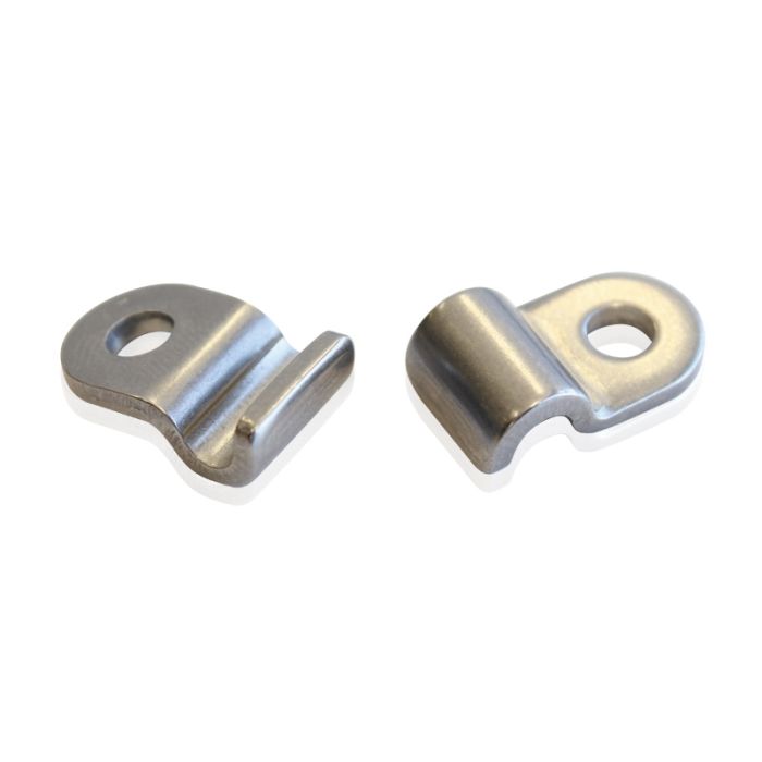 AF300-00 Aeroflow stainless hard line clamps suit 3/16" (4.7MM) 12 pack - SS Racetech Rods & Customs